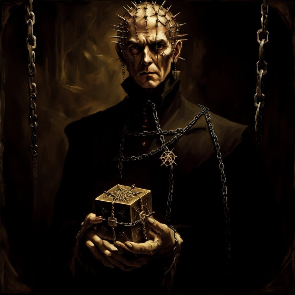 Pinhead with Lament Configuration in Dark Romanticism