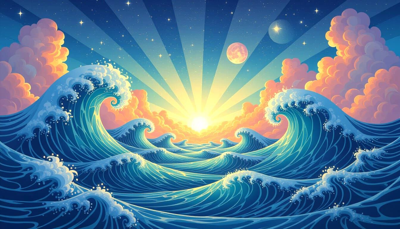 Surreal Zentangle Masterpiece in Oil Painting Style