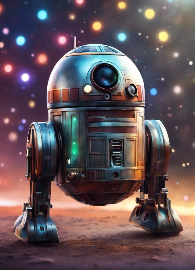 Ethereal Star Wars Droid Concept Art