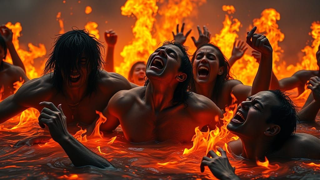 Tormented Souls in a Blazing Inferno