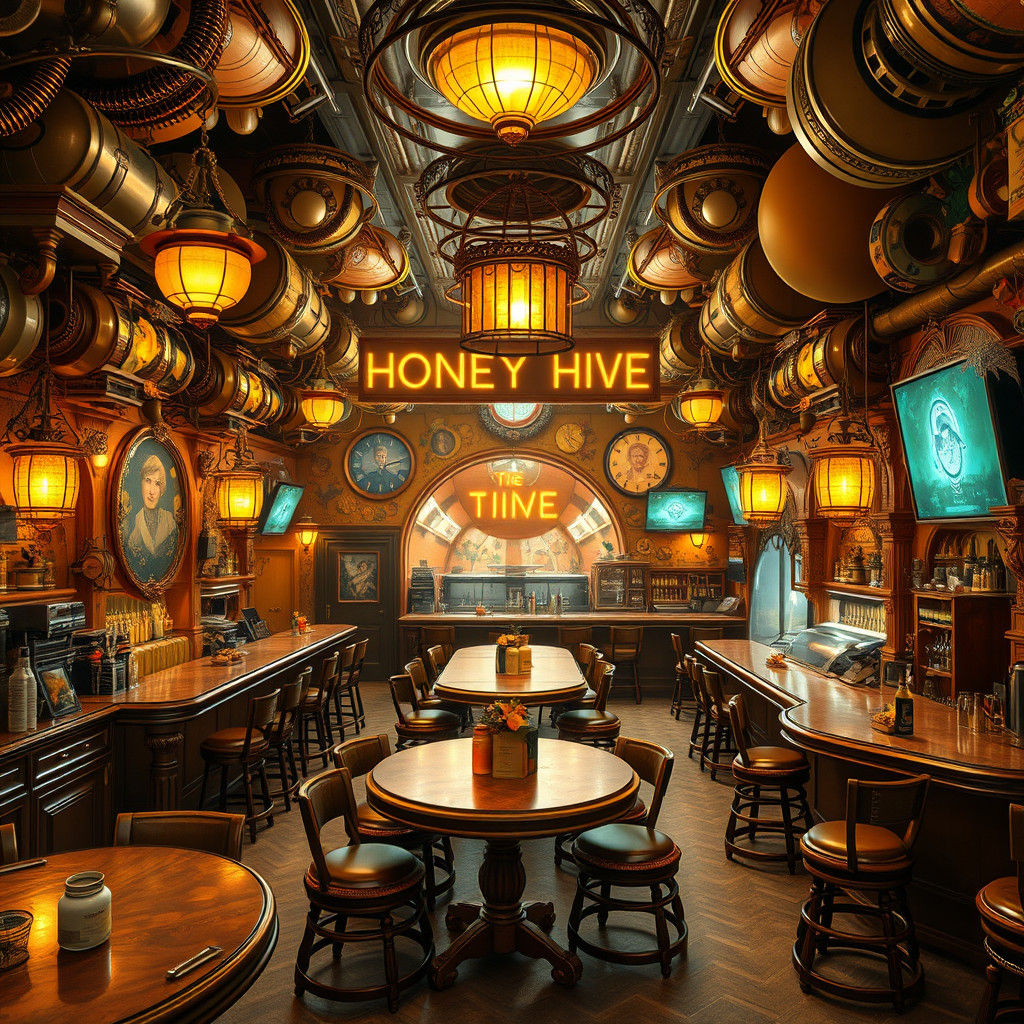The Honey Hive: A Nostalgic 50s Fantasy Dive Bar