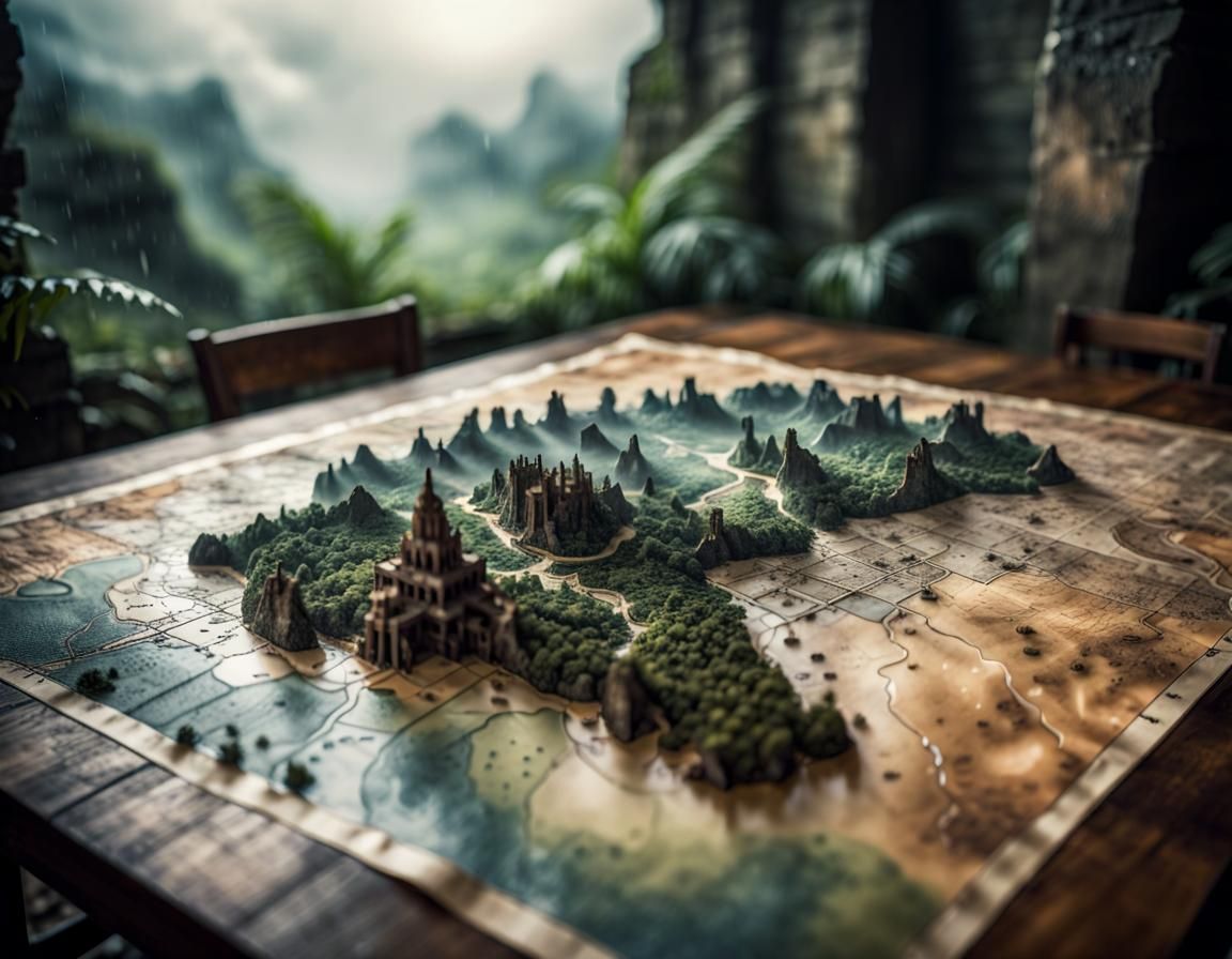 Expedition in the jungle