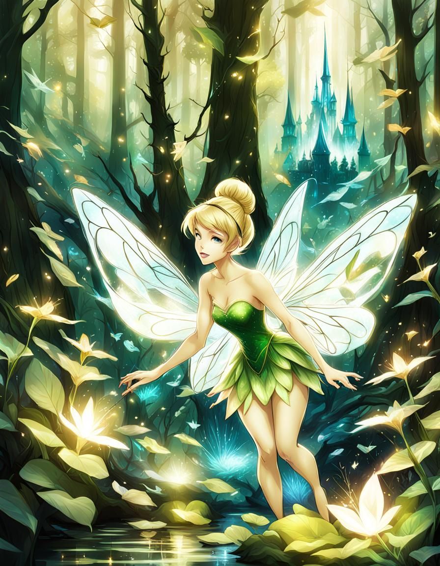 Tinkerbell's Quest: Magic Kiss in Enchanted Forest