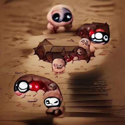 Disturbing Binding of Isaac Inspired Scene