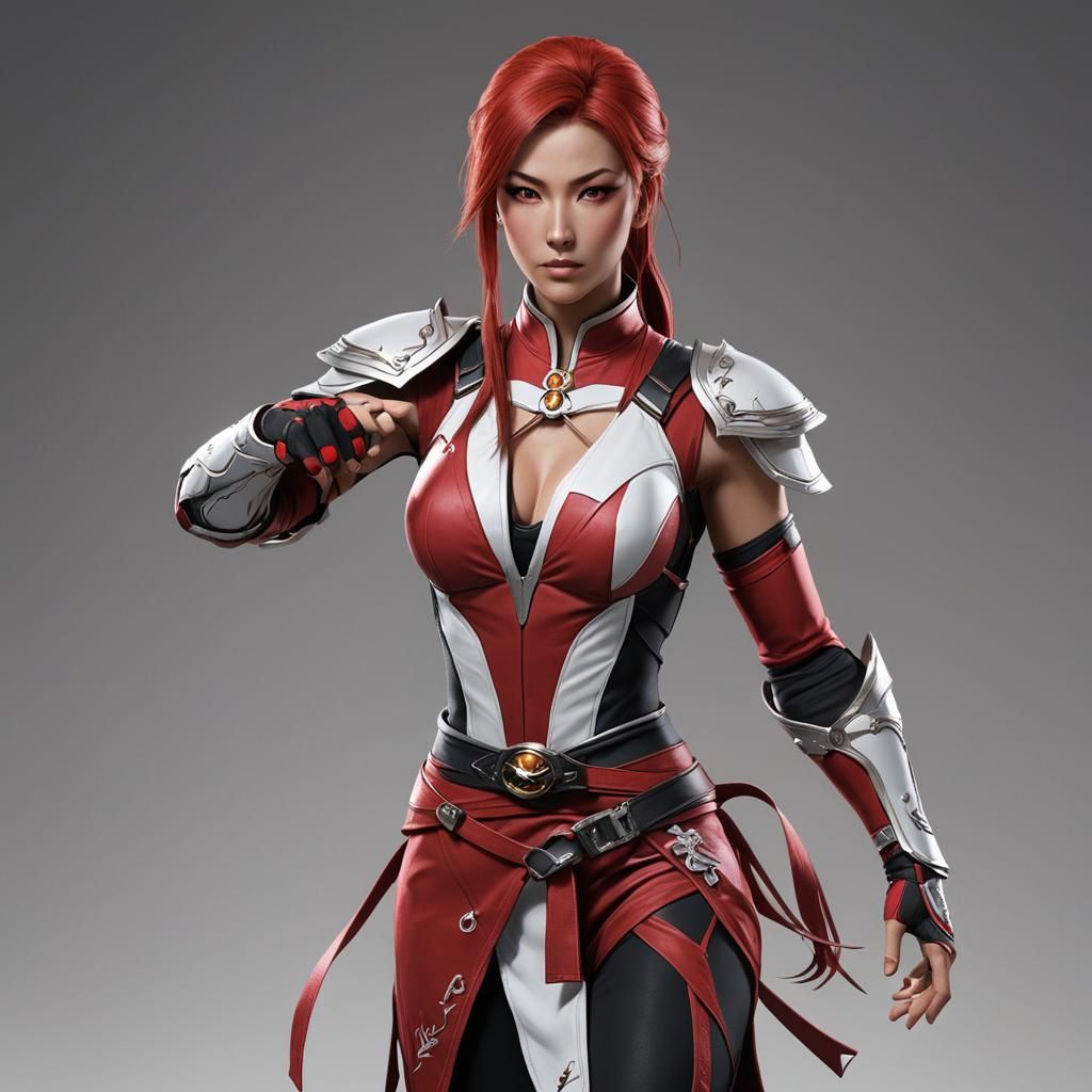 Kira from Mortal Kombat in 3D Anime Art
