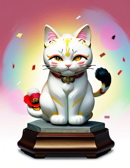 Lucky Cat! Maneki-neko!