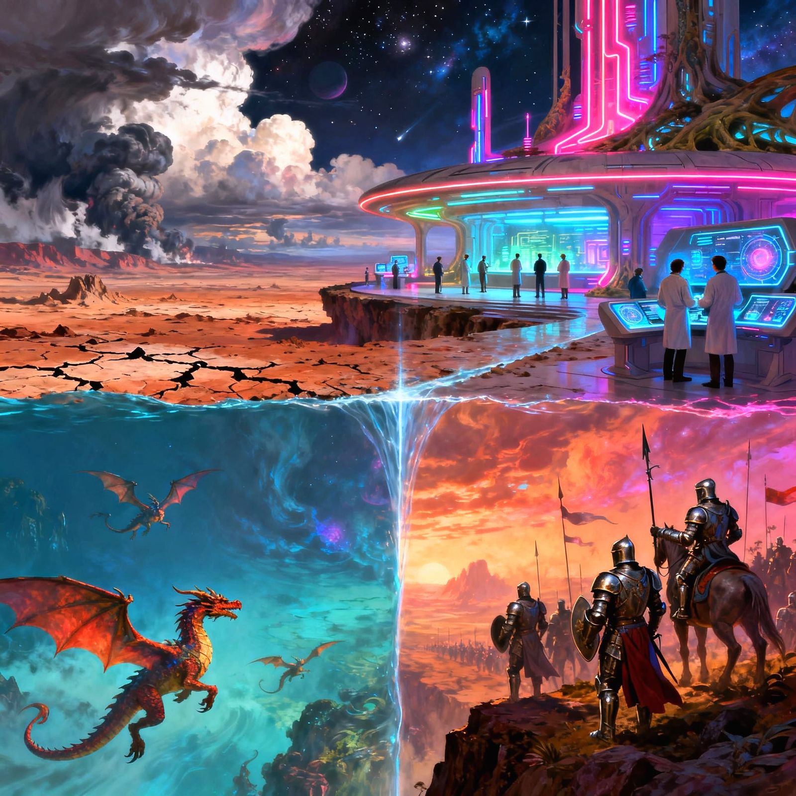 Parallel worlds and how to get there.