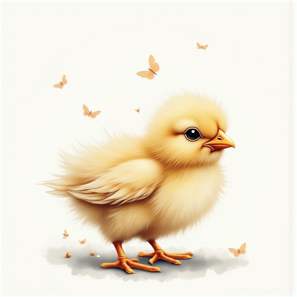 Watercolour Chick Enchantress