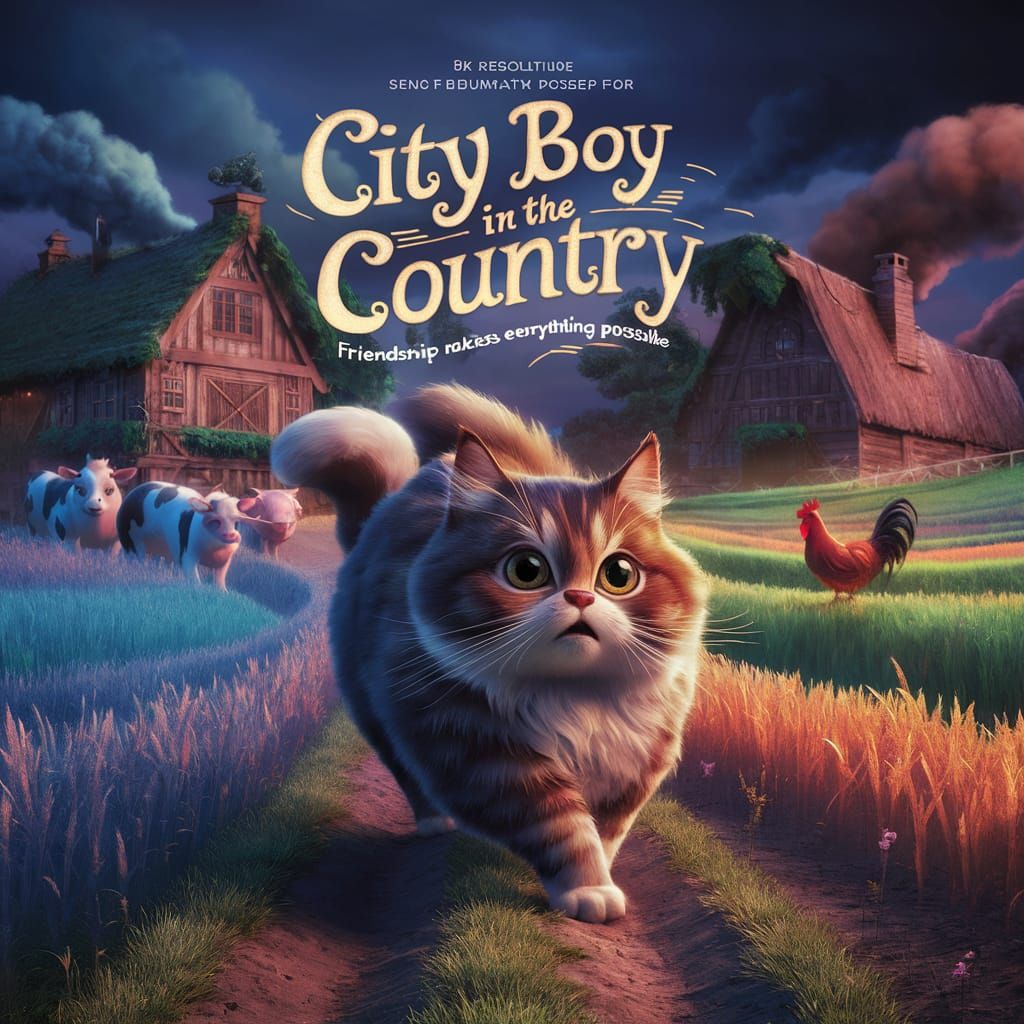 poster for an animated family movie