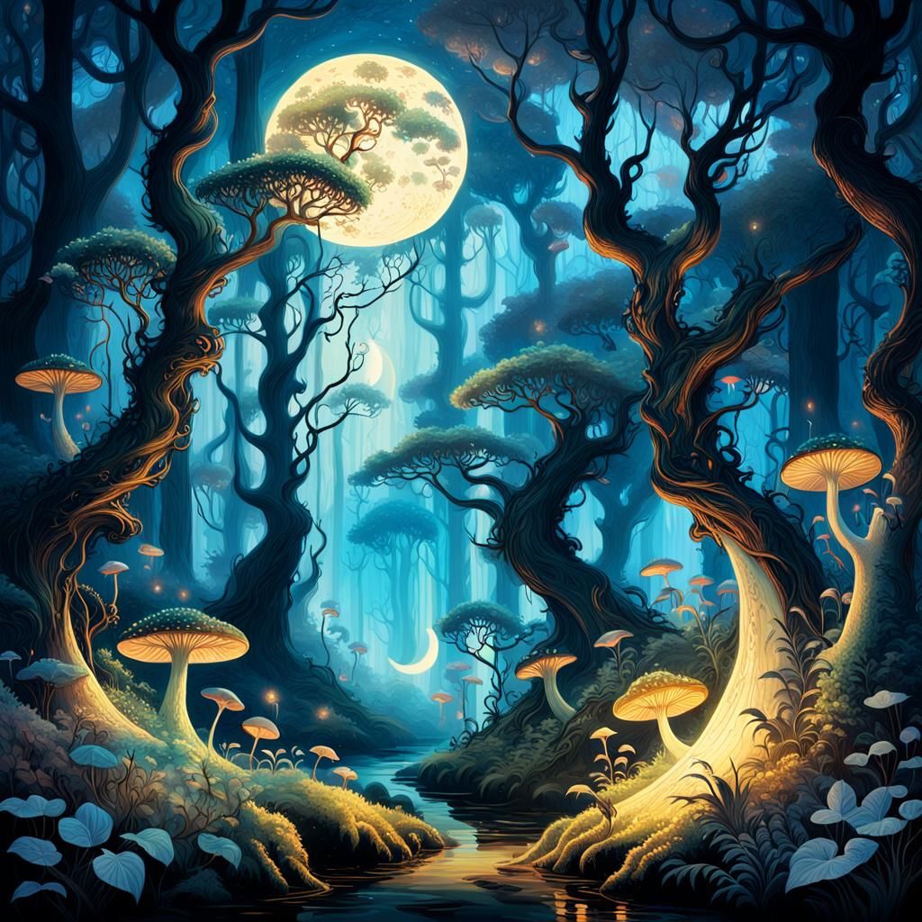 Moonlight Mushrooms