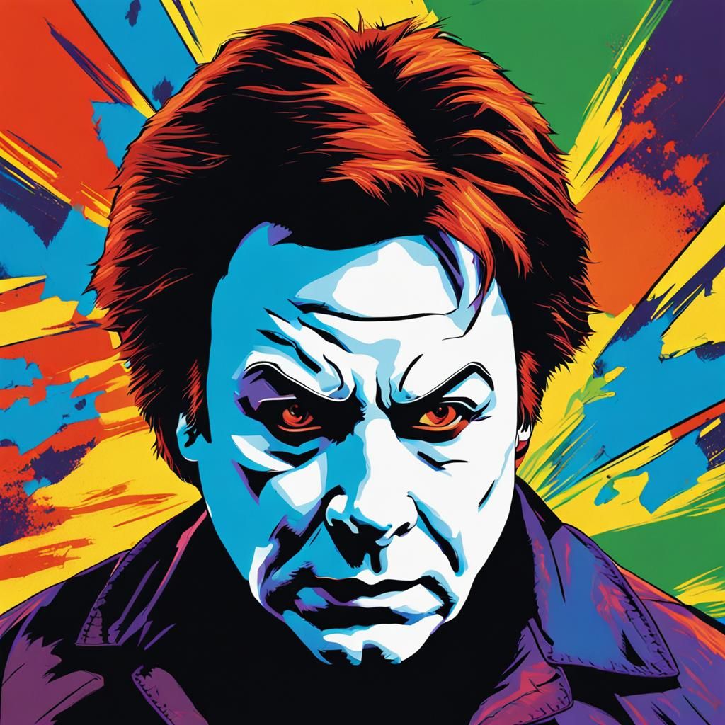 Pop Art Mike Myers as Michael Myers