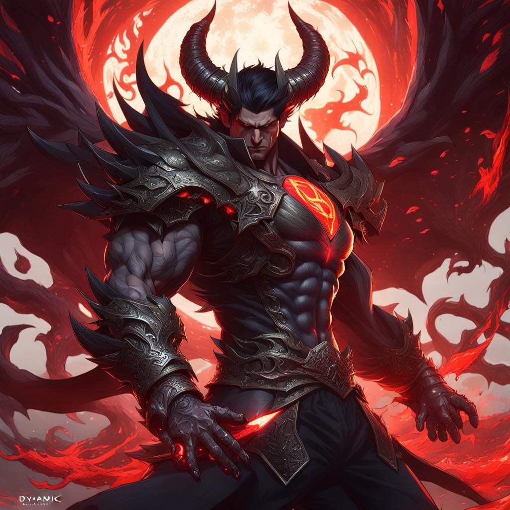 Devil Jin in Devil Form: 8K Resolution Concept Art