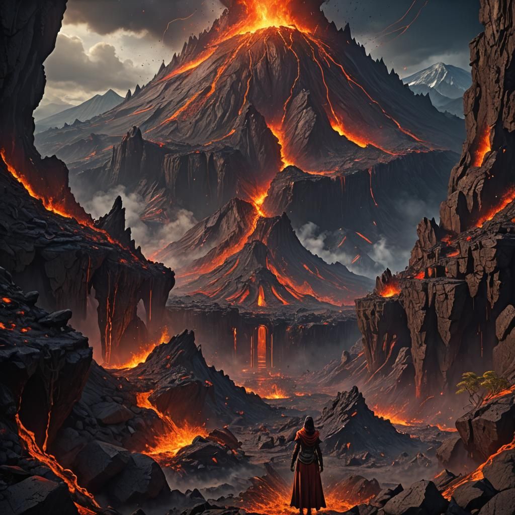 Powerful Beauty Dwelling in Fiery Volcano