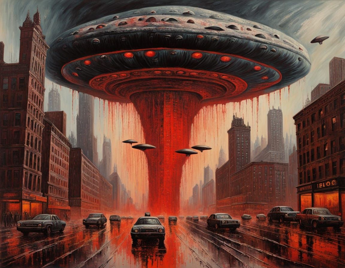 War-Torn Chicago in a Giger-Inspired Alien Invasion