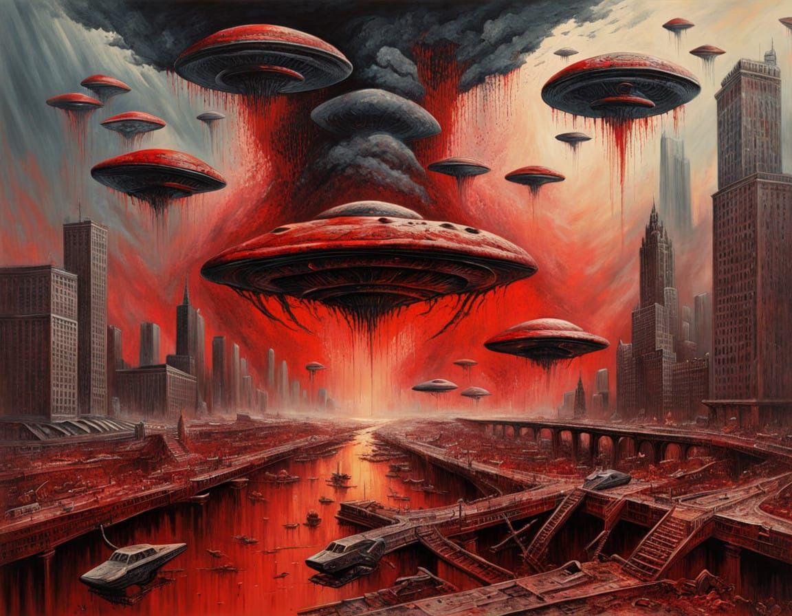 Bleeding War in a Cyberpunk Nightmare