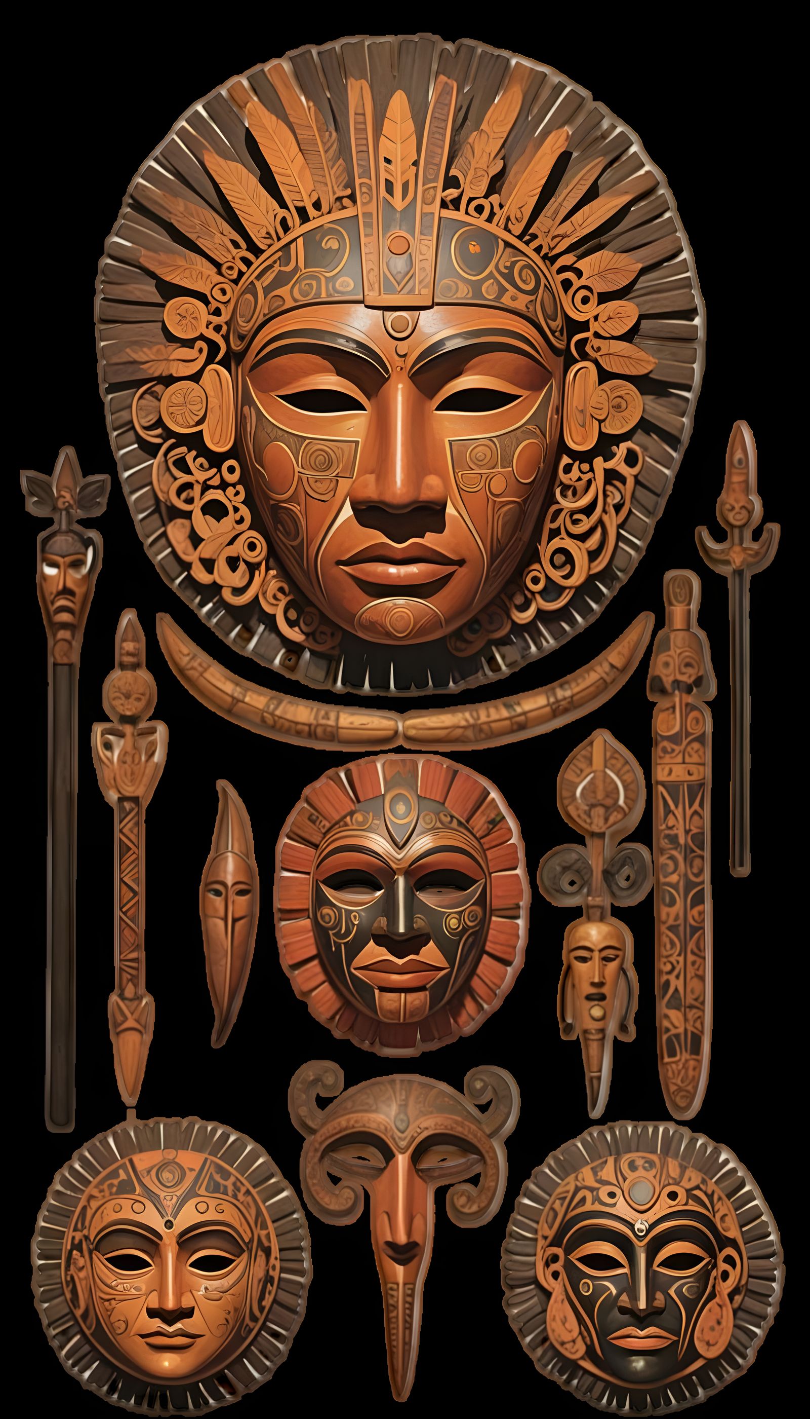 Museum of Anthropology's Nighttime Mask Collection