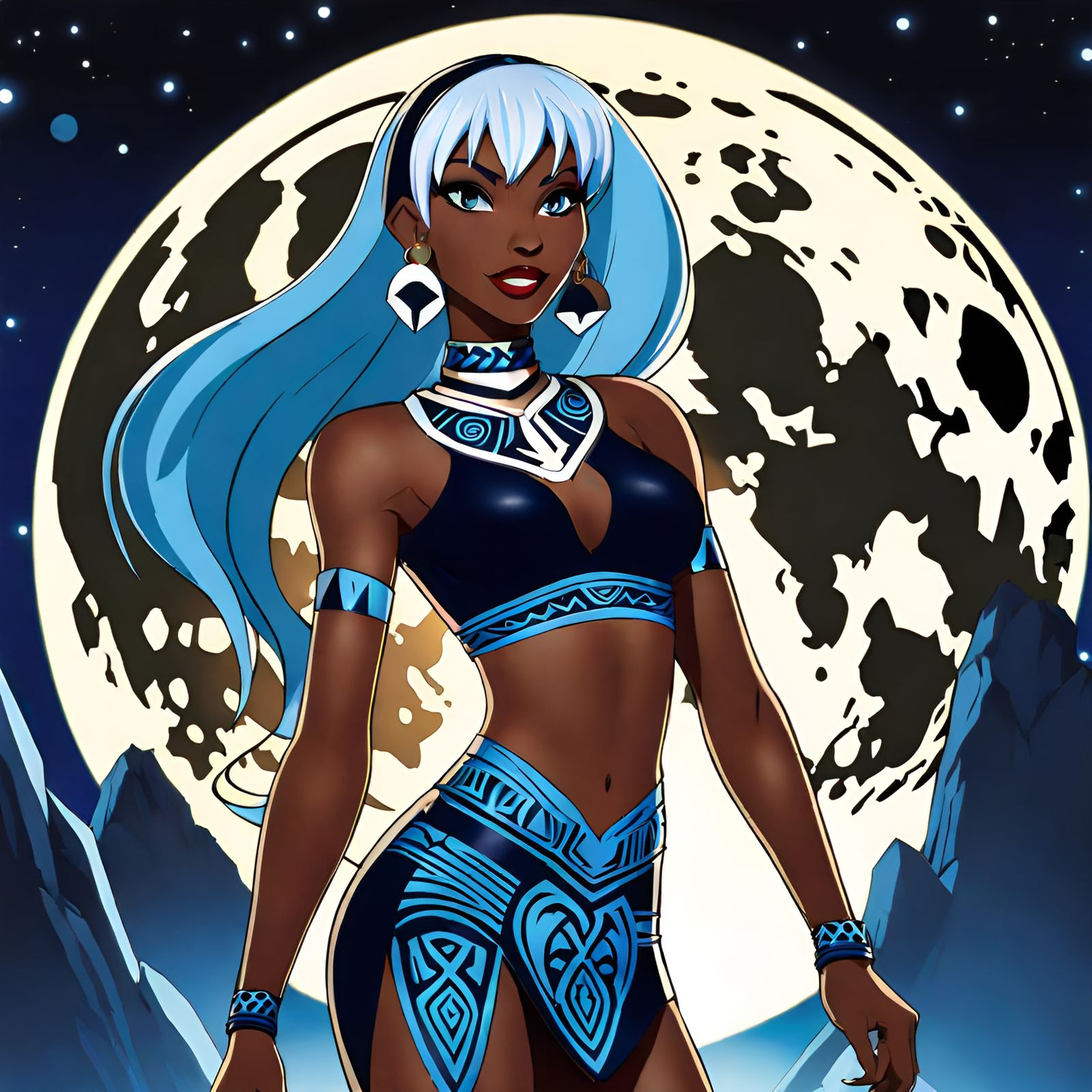 Kida from Atlantis in Polychromatic Dark Fantasy