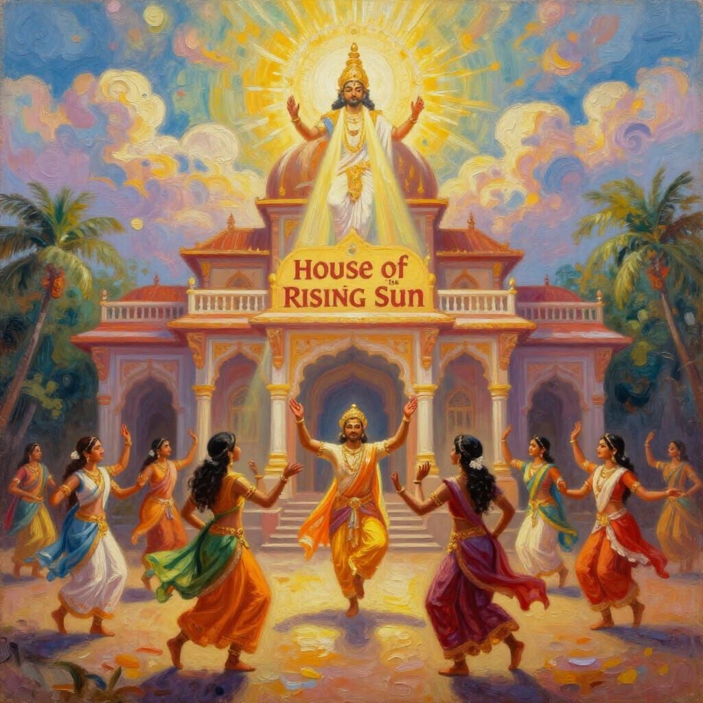 Ethereal Mumbai Scene: House of the Rising Sun with Dancers