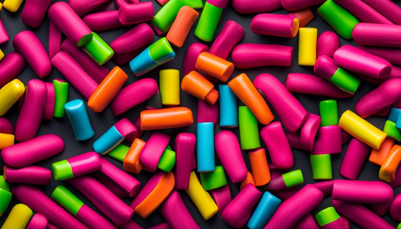 Abstract Licorice Dreamscape in Vibrant Colors