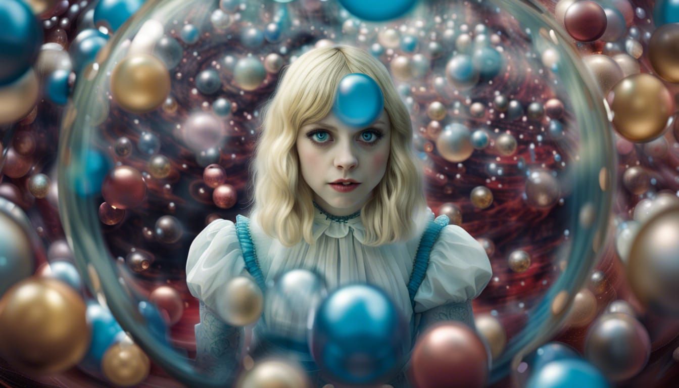 Alice in Wonderland Through Glass Spheres