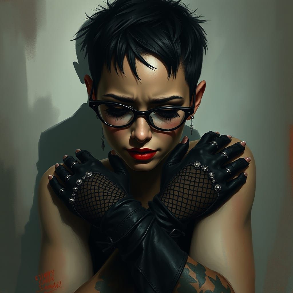 Don't look back. Don't look back. Don't look back.