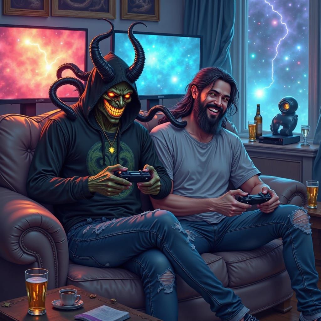 Ethereal Gods of Chaos and the Underworld Gaming Together