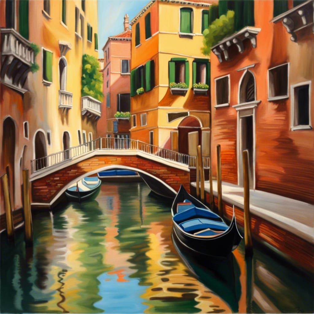 Venice: A Calm and Colorful Painting