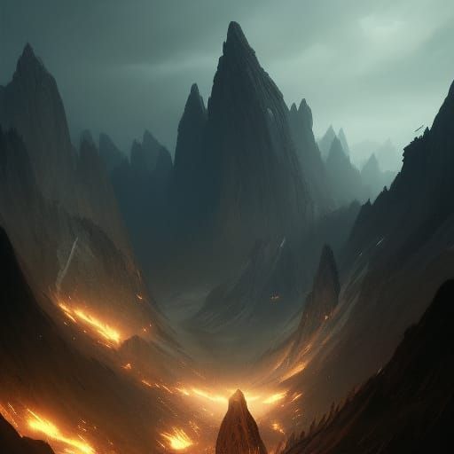 Dark Fantasy Valley of Death in 8K