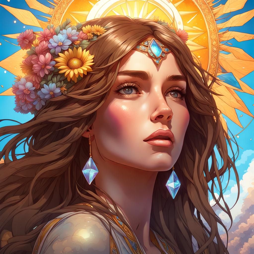 Lucy in the Sky with Diamonds: Graffiti Art Portrait