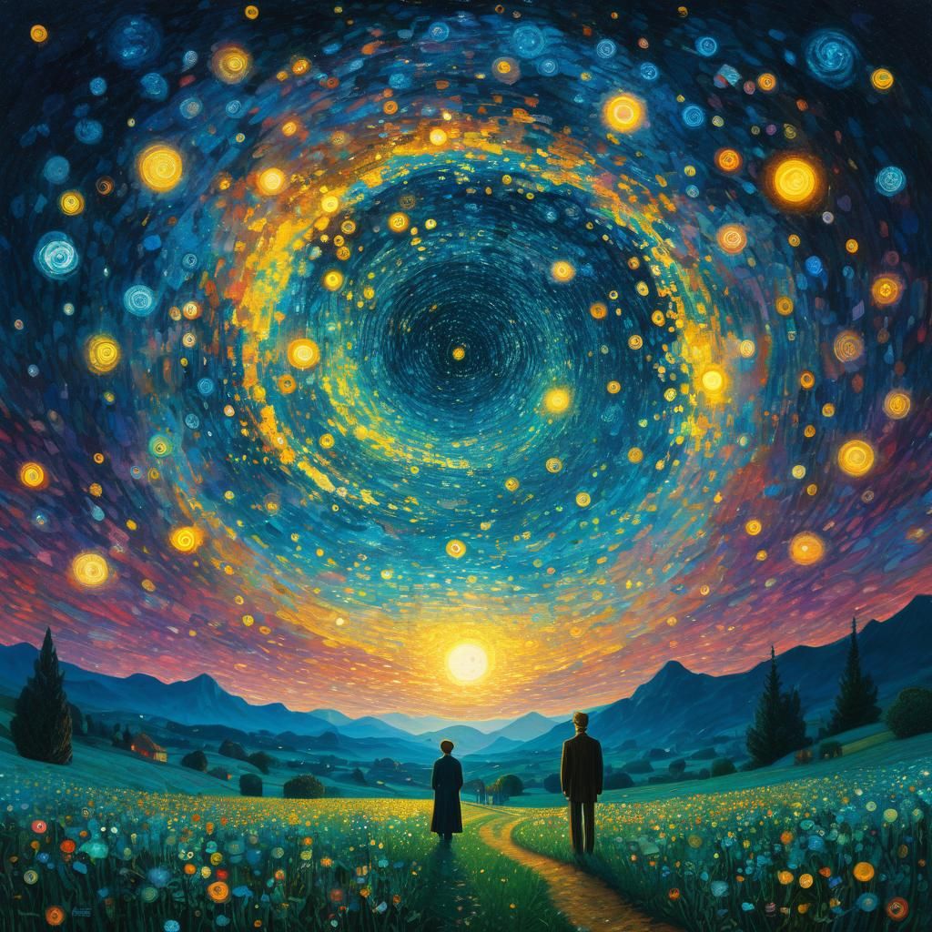 Untethered Soul: Vorticist Light in a Mystical Realm