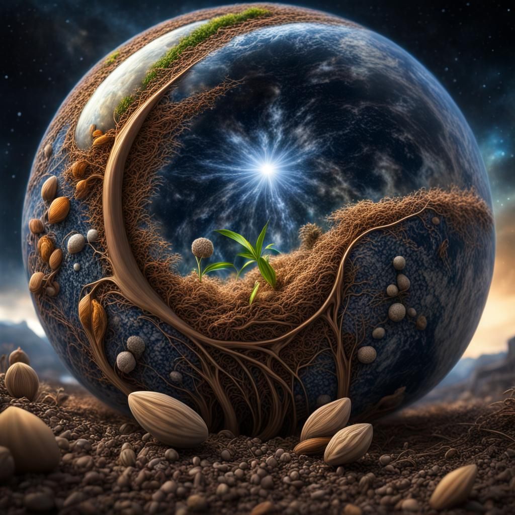 Cosmic Fantasy Earth Seed in HDR