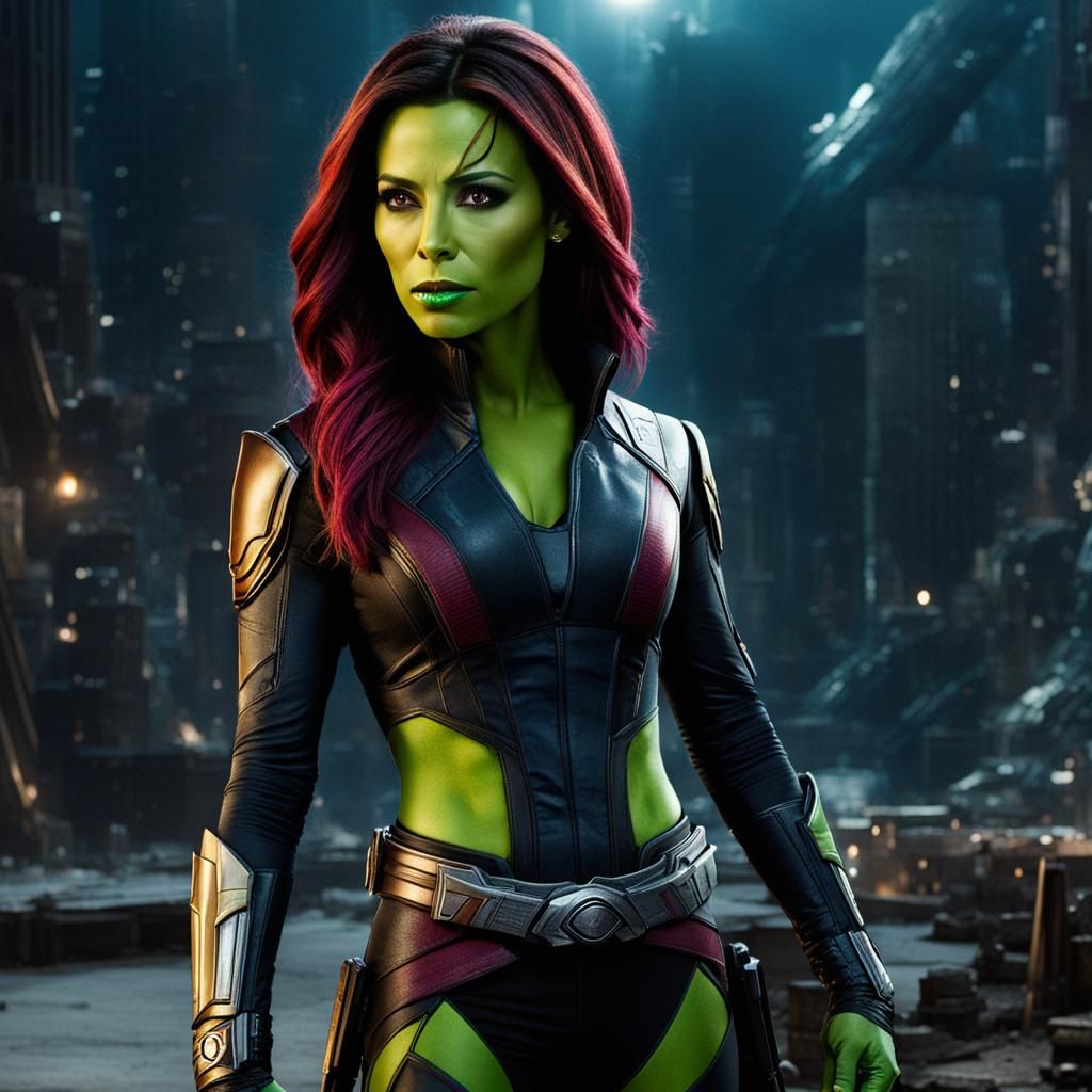 Eva Longoria as Cyberpunk Gamora