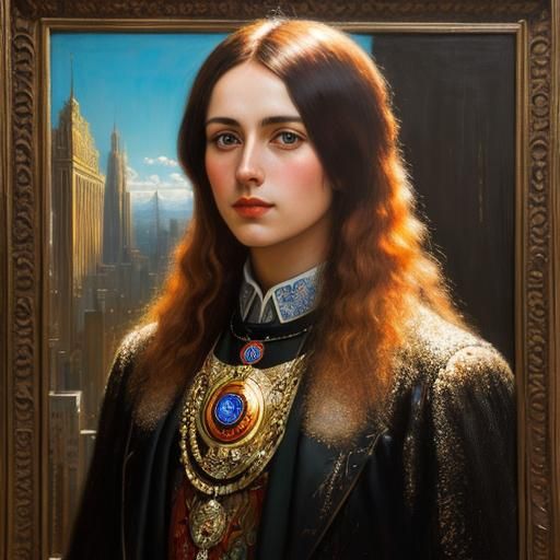 Photorealistic Oil Painting in Expressionist Style