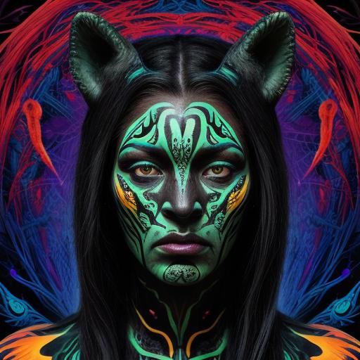 Cyborg Queen of the Psychedelic Forest