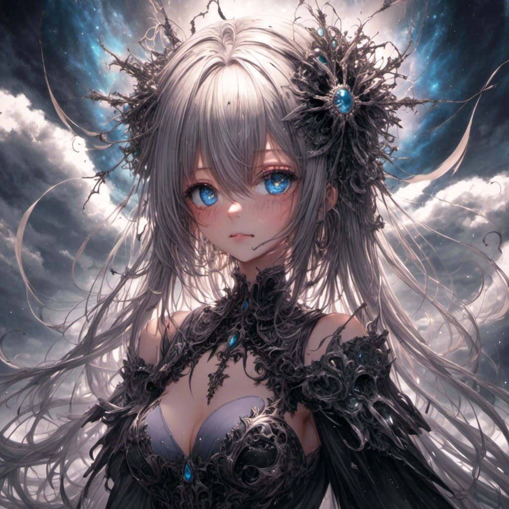 Eyes of Evil in Dying Cosmo: Gothic Digital Art