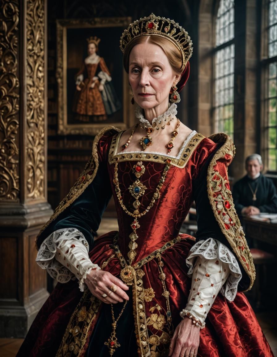 Catherine Parr Portrait in Photography Style