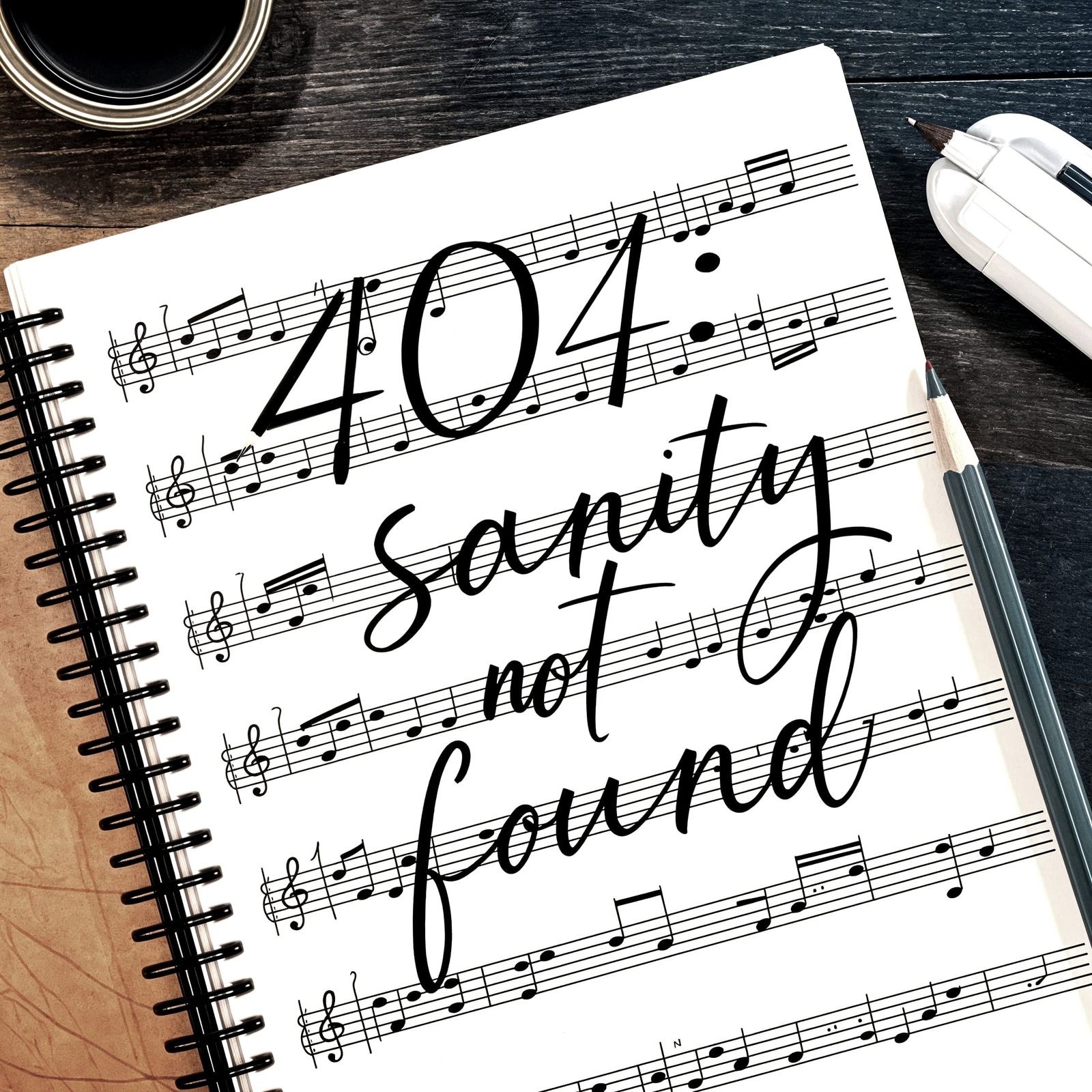 Notebook Page: Sanity Not Found in Pencil