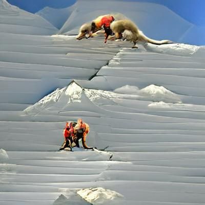 Mount Everest Ascent: A Digital Rendering