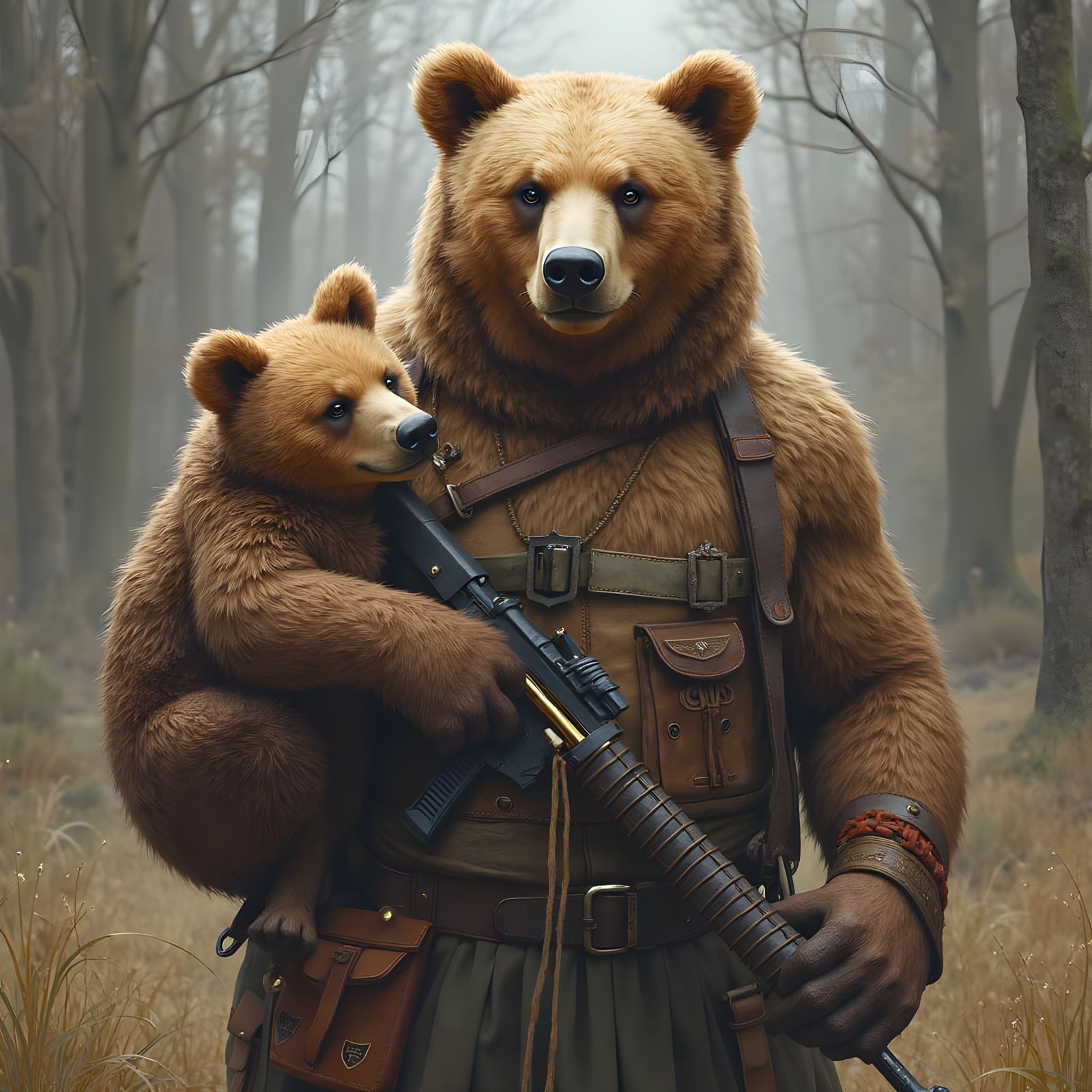 The Right to Arm Bears in a Futuristic Landscape