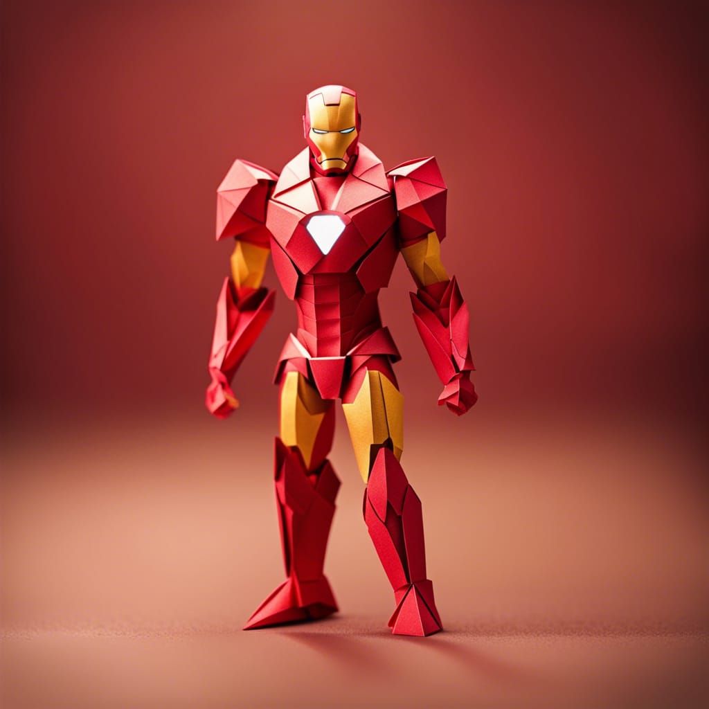 Origami Iron Man