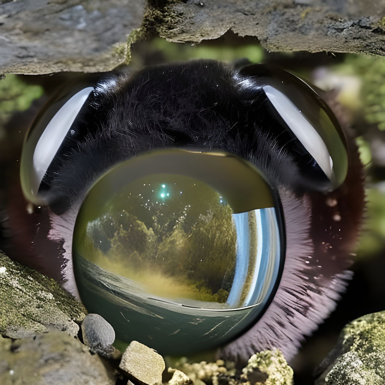 Gateway to Another World: Stormy Labyrinth Portal