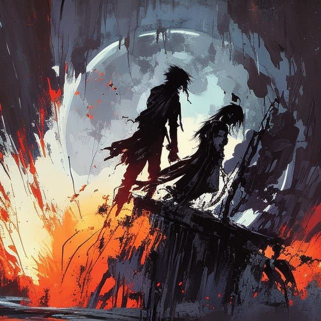 Lovers United by Sun and Moon, Speedpaint Style