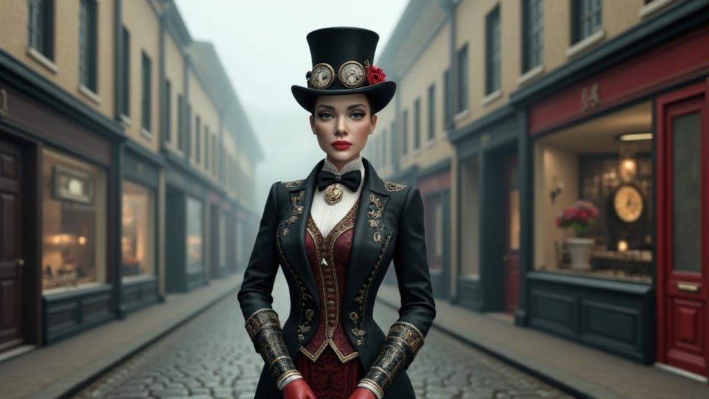 Lady Victorian Timelord Wields Temporal Authority