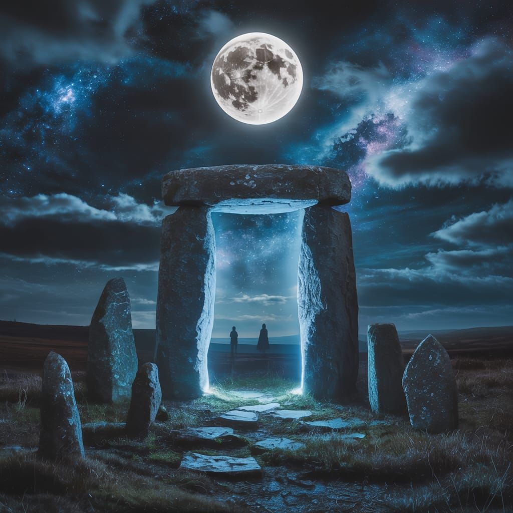 Full Moon Portal Opens in Stone Circle