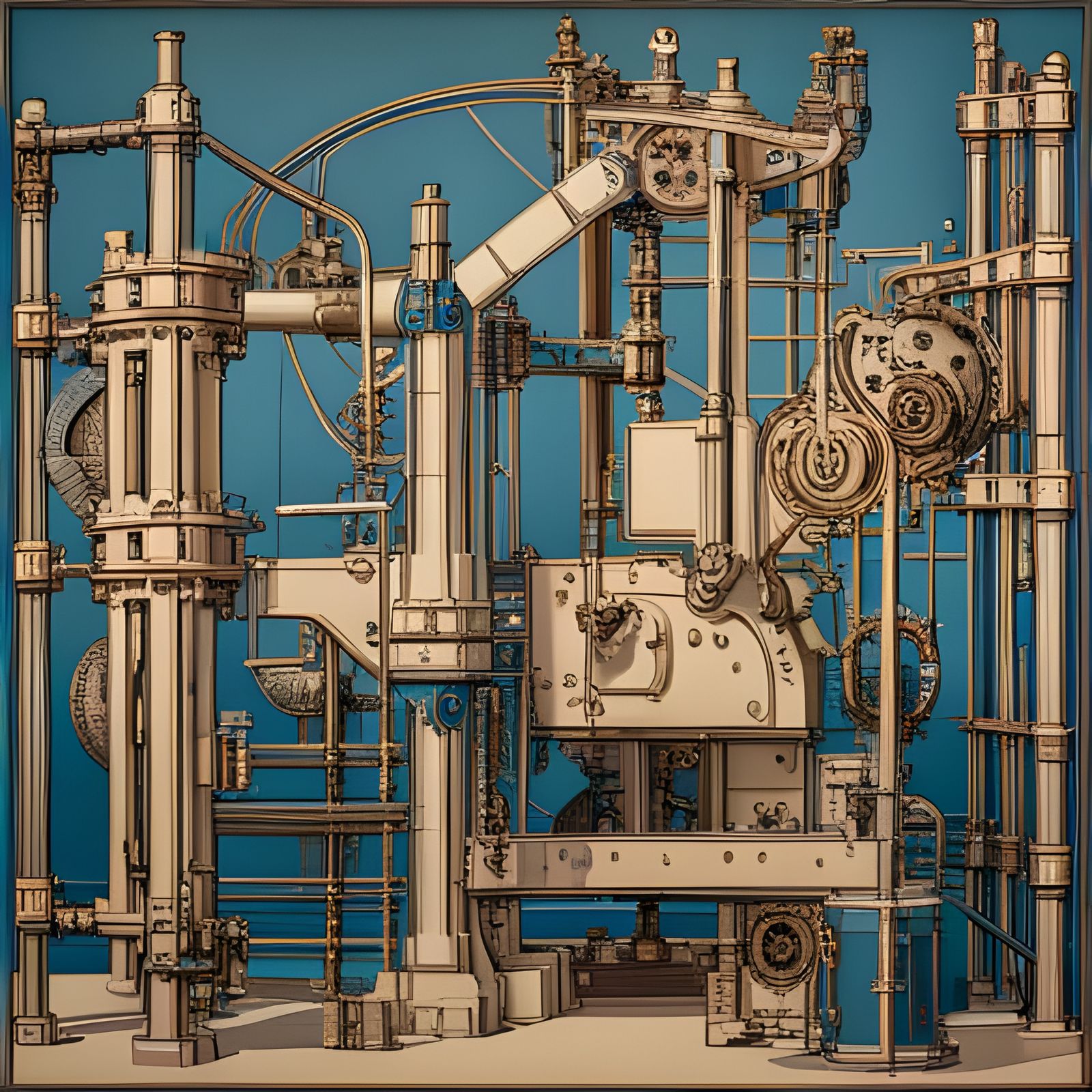 Contraption (Homage to Rube Goldberg & Heath Robinson)