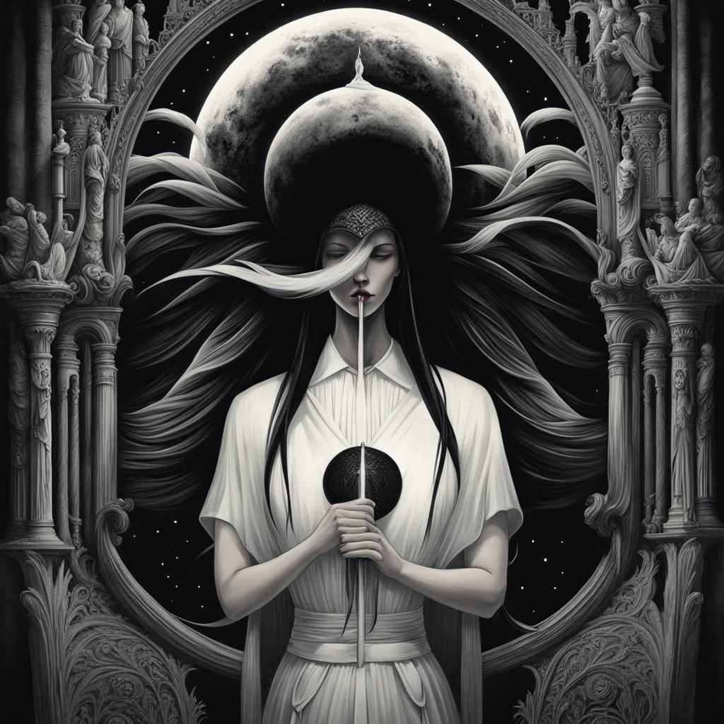 AI Generated Image Inspired by Poetic Lyrics