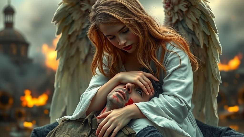 Angel of Verdun: A Tender Battlefield Portrait