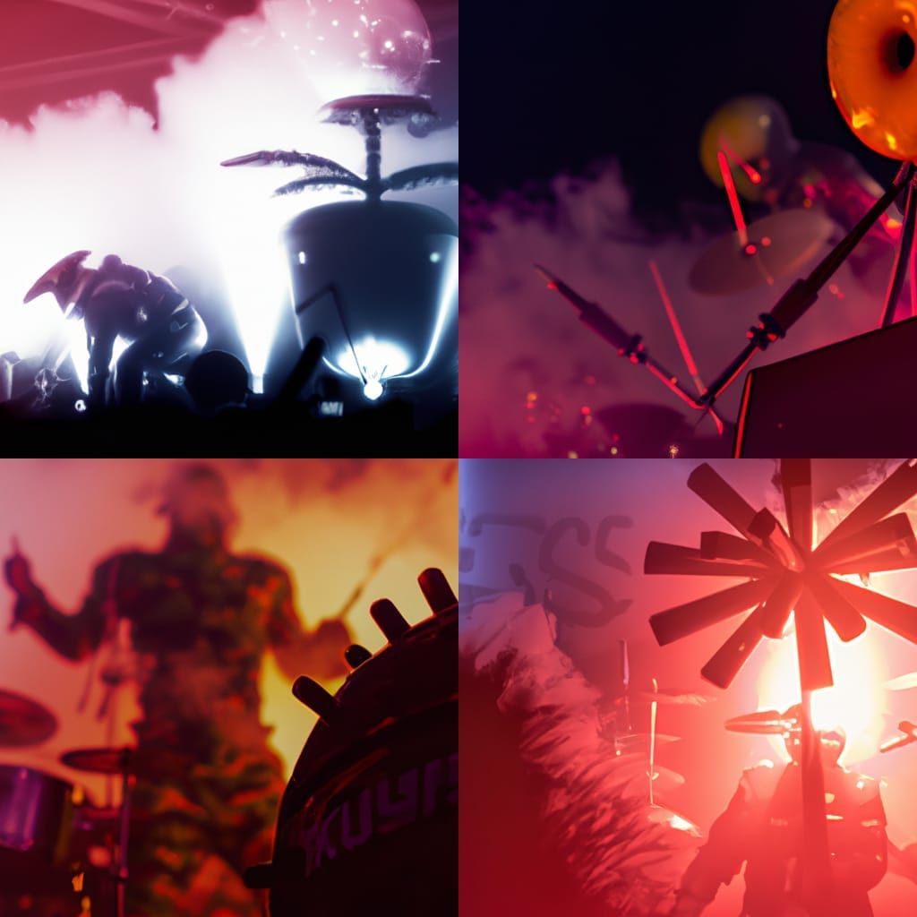 KMFDM Live Performance in Cyberpunk Nuclear Wasteland