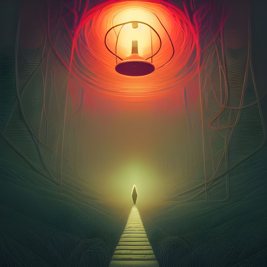 Mysterious Aesthetic Expression in Digital Art