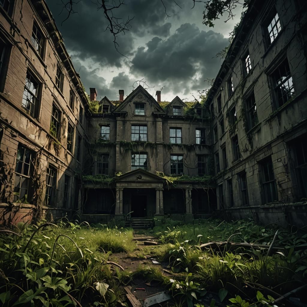 Post-Apocalyptic Asylum Overrun with Zombies